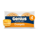 Genius gluten-free crumpets 4 per pack, UK version