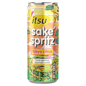 Citrus-Infused Japanese Junmai Sake Spritz