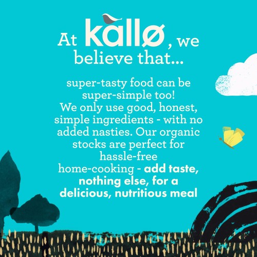 Kallo organic chicken stock cubes 8 x 11g, UK version