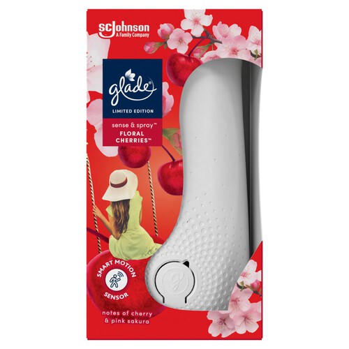 Glade Sense & Spray Holder & Refill, Floral Cherries