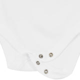 MS Baby Cotton Short Sleeve Bodysuits White 12-18 Months