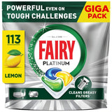 Fairy lemon dishwasher tablets - British product
