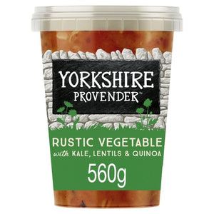 Yorkshire Provender Rustic Vegetable Broth with Lentils Kale Quinoa