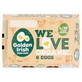 Golden Irish Organic Egg 6 LargeMedium