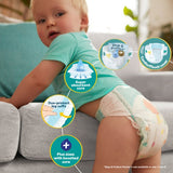 Pampers Baby-Dry nappies size 5 (11-16kg), imported from the UK