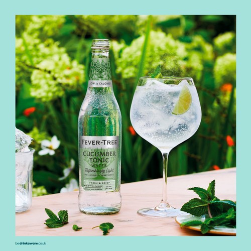 Fever-Tree light cucumber tonic water 500ml - British product