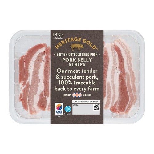 MS Heritage Gold Pork Belly Strips