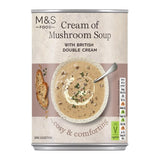 M&S Cream of Mushroom Soup 400g, imported from the UK