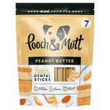 Pooch and Mutt Peanut Butter Dental Sticks For Dogs