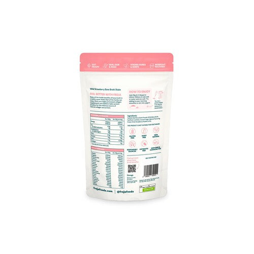 Freja Collagen Bone Broth Shake - Strawberry