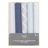 MS Collection Pure Cotton Handkerchiefs One Size