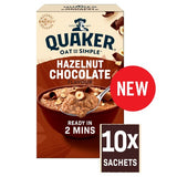 Quaker Oat So Simple Hazelnut Chocolate Porridge Cereal Sachets