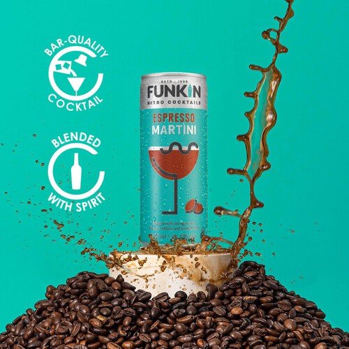 Funkin Espresso Martini Nitro Cocktail Can