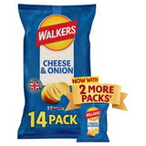M&S Walkers Cheese & Onion Multipack Crisps 12x25g- Buy online at McGrocer