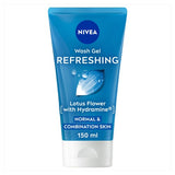 Refreshing Face Wash Gel with Lotus Flower and Hydramine for Normal and Combination Skin