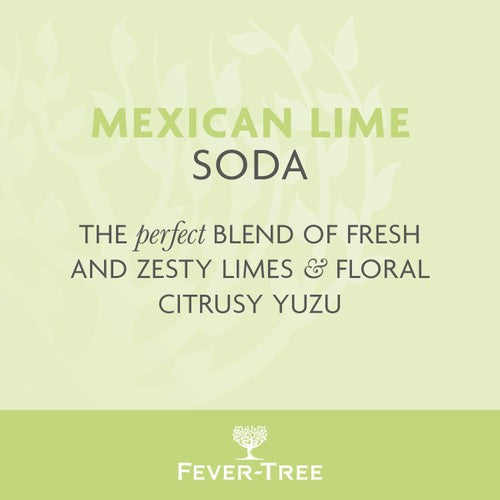 Fever-Tree Mexican lime and yuzu flavoured soda water - British product