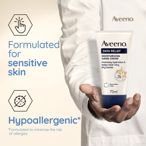 Aveeno Skin Relief Moisturising Hand Cream for Very Dry Skin