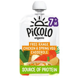 Piccolo Spring Vegetable Chicken Casserole Organic Pouch 7mths