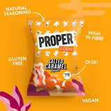 Propercorn salted caramel popcorn 28g, imported from the UK