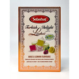 Sebahat rose and lemon flavour Turkish delight 200g (British brand)