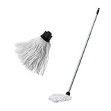 Addis Recycled Cotton Mop with Handle & Spare Replacement Refill Head
