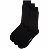 M&S Mens Egyptian Cotton Rich Socks, 9-12, Black