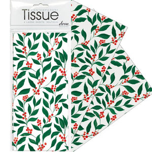 Red Berry Tissue Paper