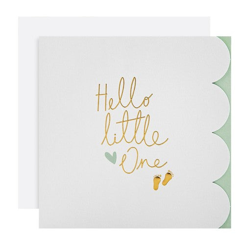 M&S Hello Little One New Baby Boy Card