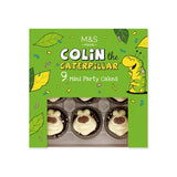 M&S M&S 9 Mini Colin the Caterpillar Chocolate Party Cakes 460g- Buy online at McGrocer