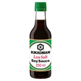 Kikkoman less salt soy sauce glass bottle, imported from the UK