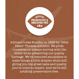 Allinson's wholemeal bread topped with oat bran 650g - British product