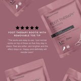 BeautyPro FOOT THERAPY Moisturising Booties with Removable Toe Tips