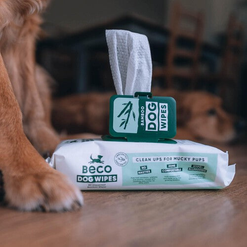 Beco Bamboo Dog Wipes Unscented