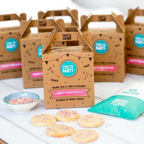 Craft & Crumb Funfetti Biscuit Kit Party Bags