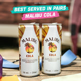 Malibu Coconut Rum & Cola Sparkling Cocktail Pre-Mixed Can