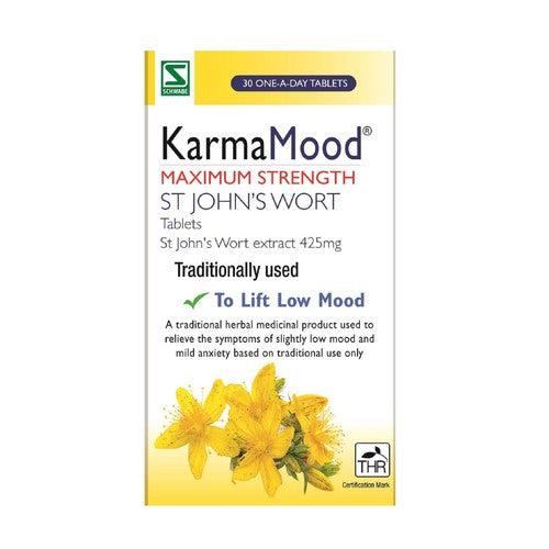 Schwabe Pharma KarmaMood Maximum Strength St John's Wort tablets 425mg, UK version