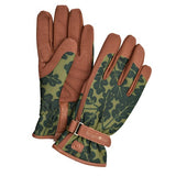 Burgon Ball Oak Leaf Gloves Moss SM