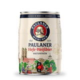 Paulaner Weiss Mini Keg 5L wheat beer, imported from the UK
