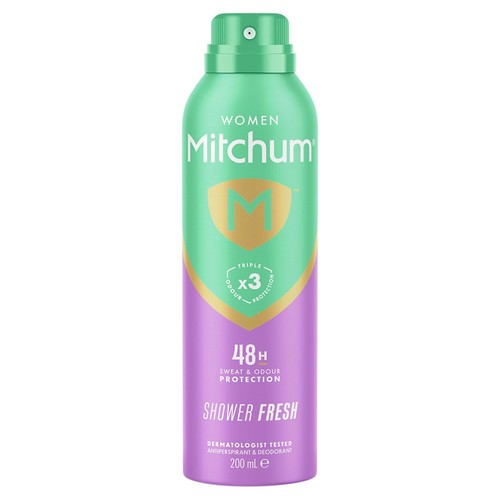 Mitchum Shower Fresh anti-perspirant deodorant spray 200ml, imported from the UK
