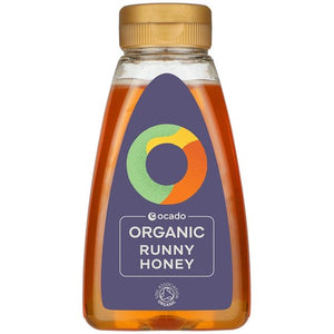 Organic Runny Honey in Plastic Squeeze Bottle