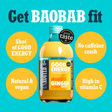 Unrooted Mighty Ginger, Chilli & Baobab health shots 420ml (British brand)