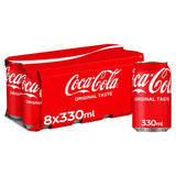 M&S Coca-Cola Original Taste Cola 8 x 330ml Cans- Buy online at McGrocer