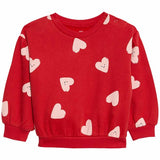 M&S Heart Sweat Outfit, 6-9 Months, Red