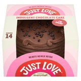 M&S Just Love Food Indulgent Chocolate Cake Serves 14 Vegan Chocolate Cake 1.075kg- Buy online at McGrocer