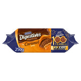 M&S McVitie's Milk Chocolate Digestives with Caramel Biscuits 250g- Buy online at McGrocer