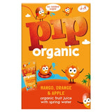 Pip Organic mango, orange & apple juice drink 4 x 180ml cartons, imported from the UK
