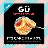 Gu Victoria Sponge Cake Pots 2x74g
