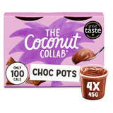 M&S Coconut Collab Choc Pots Vegan Chocolate Dessert 4 x 45g- Buy online at McGrocer