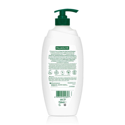 Palmolive Naturals Kids Vegan Bubble Bath Body Wash Shower Gel Pump