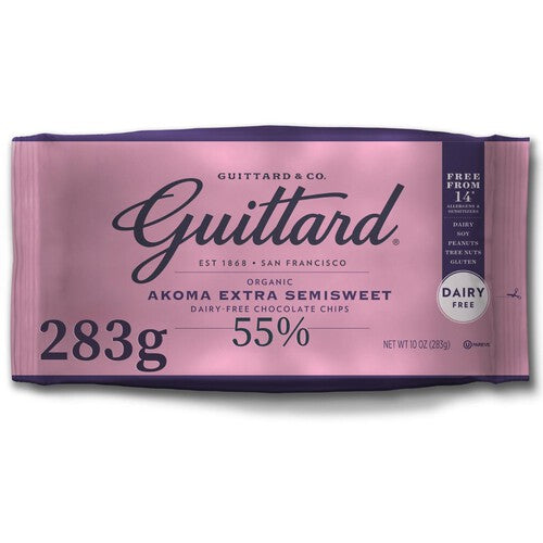 Guittard Organic Akoma Extra Semisweet 55 Cacao Baking Chips